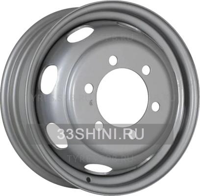 SRW Steel 7.5x20 10x335 ET 165 Dia 281 (silver)